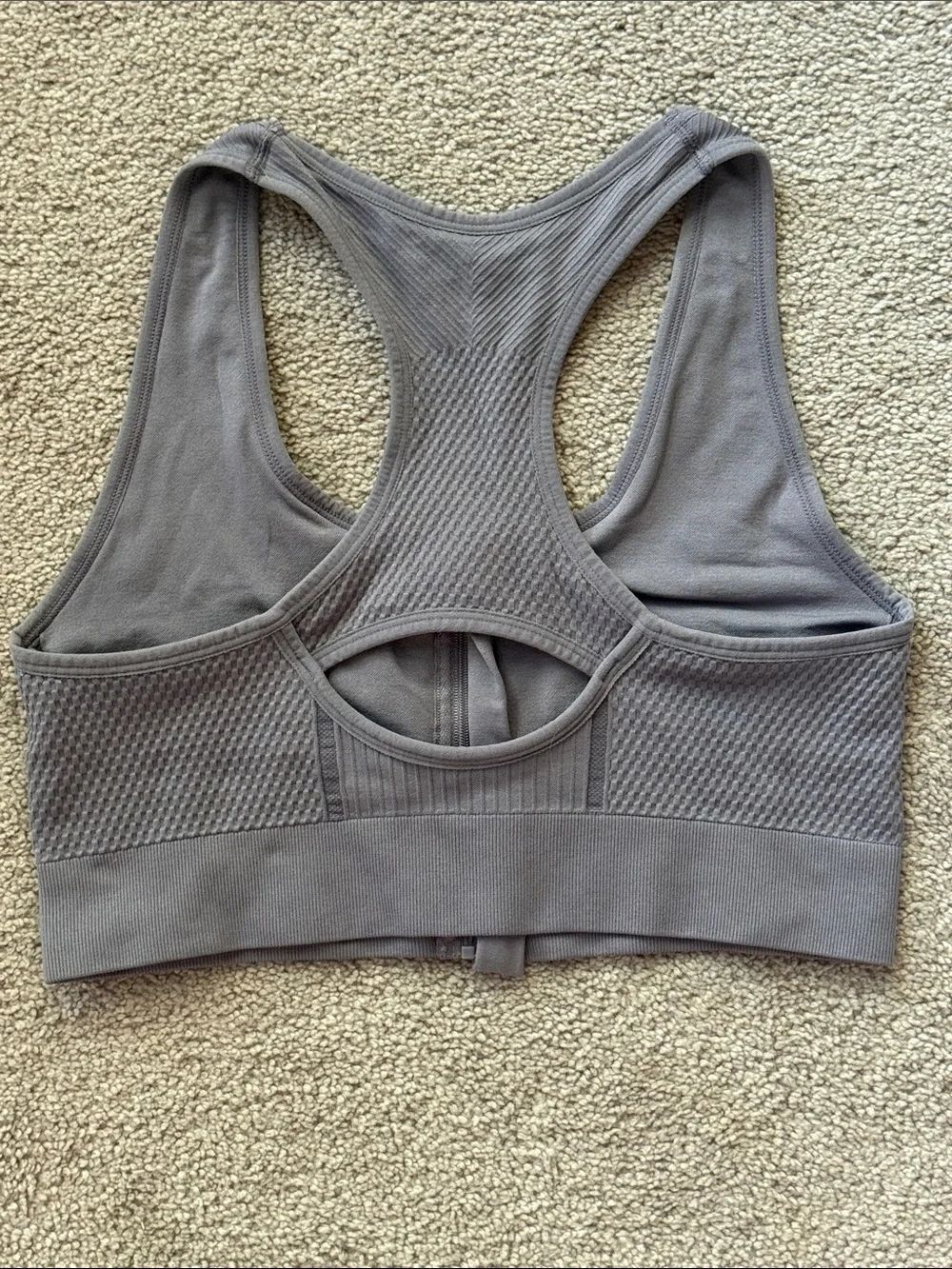 New Balance Front-Zip Racerback Sports Bra! - Picture 7 of 8